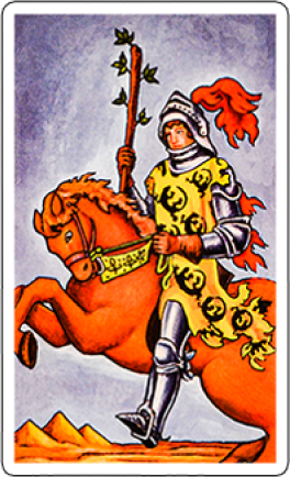 Knight of wands image